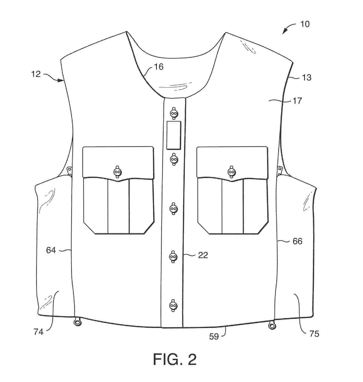 Ballistic Vest Carrier Cover with Pouches for Hard Armor