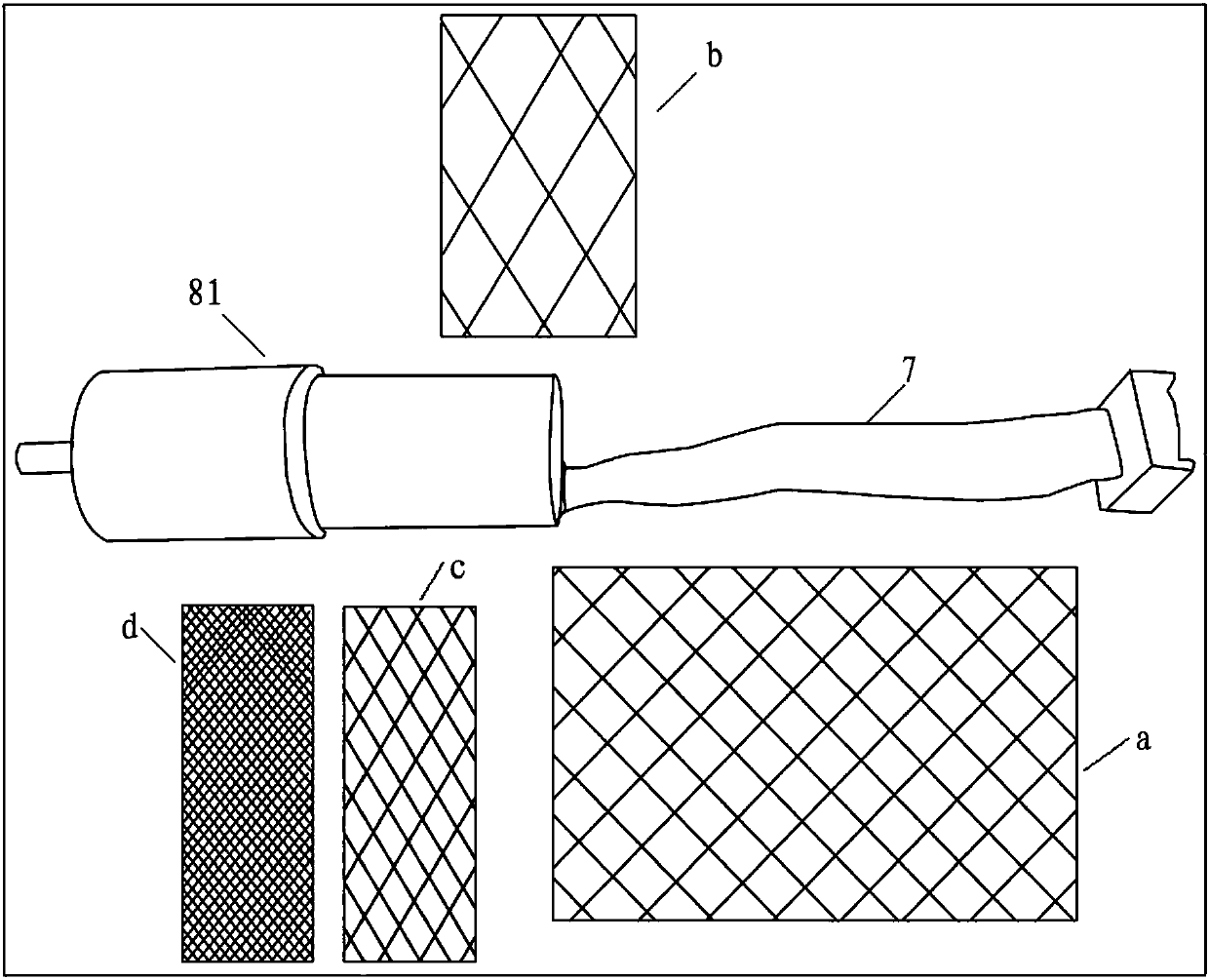 Component for adjusting tunable antenna and tunable antenna system