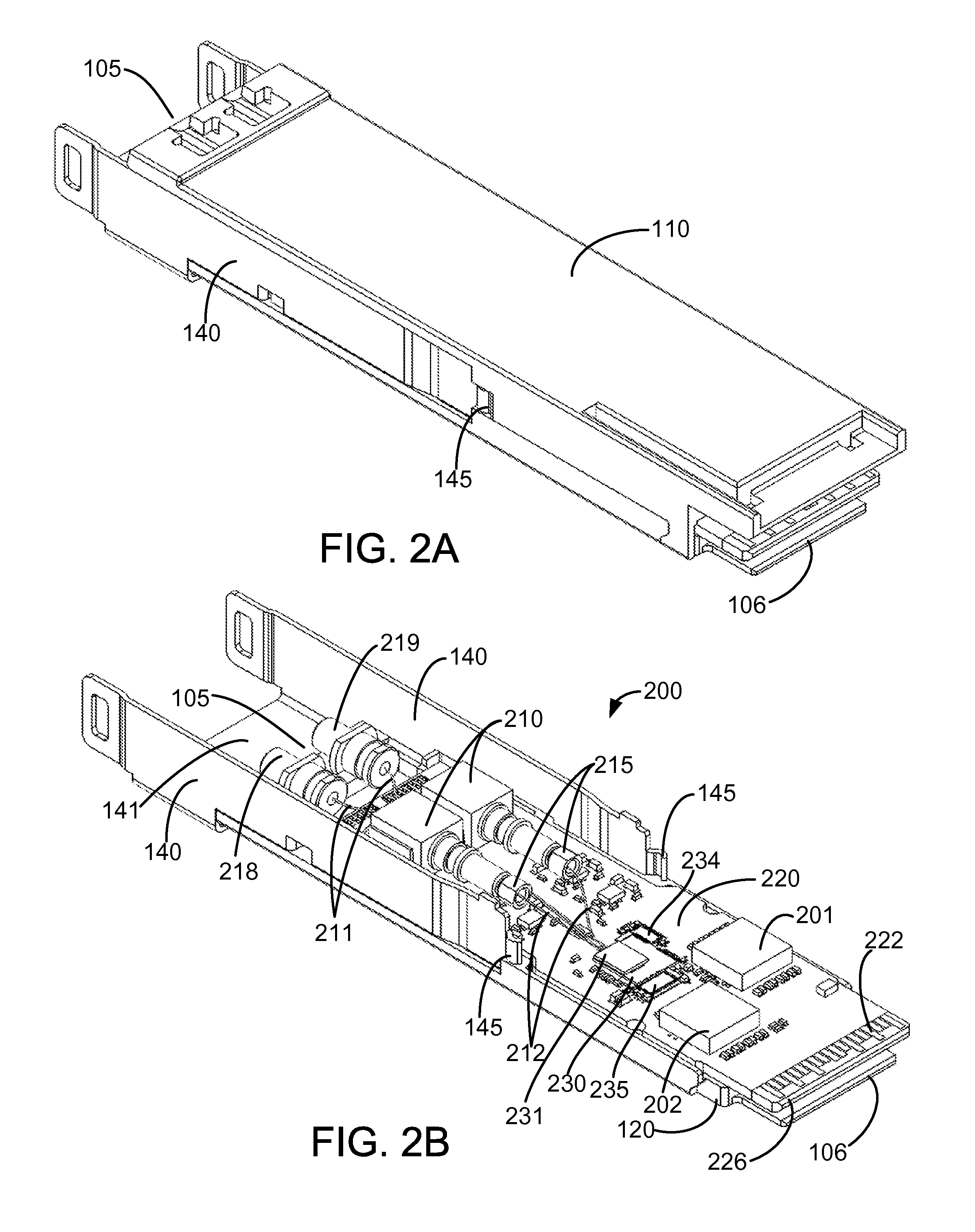Photonic transceiving device package structure