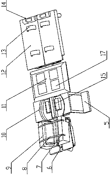 Three-dimensional traction and examination device and application method thereof