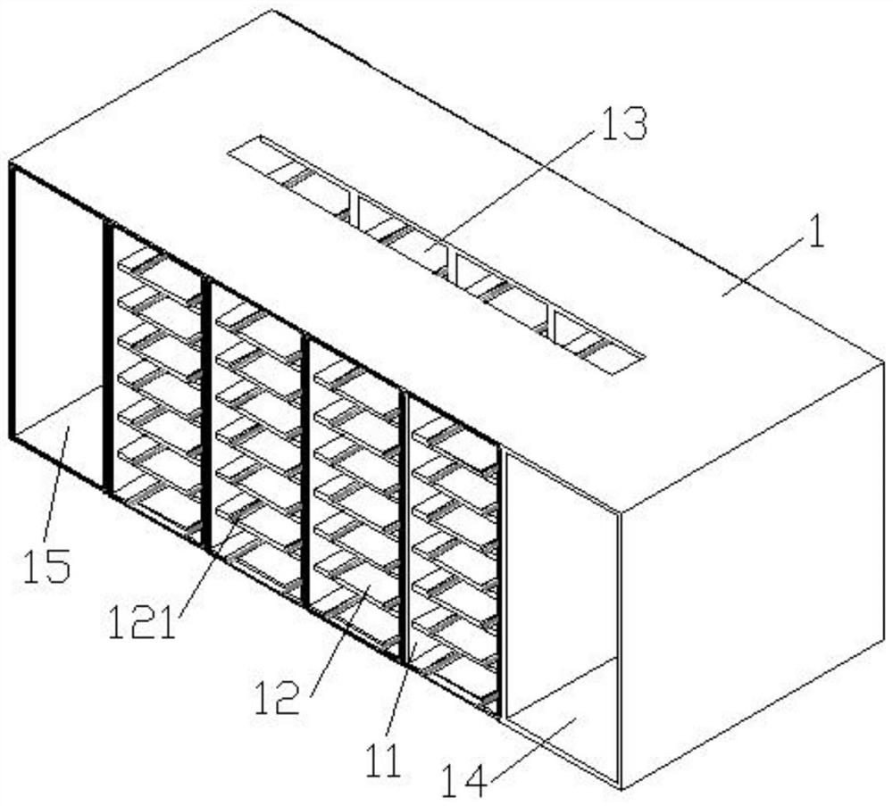 Cabinet type container for energy storage and energy storage system