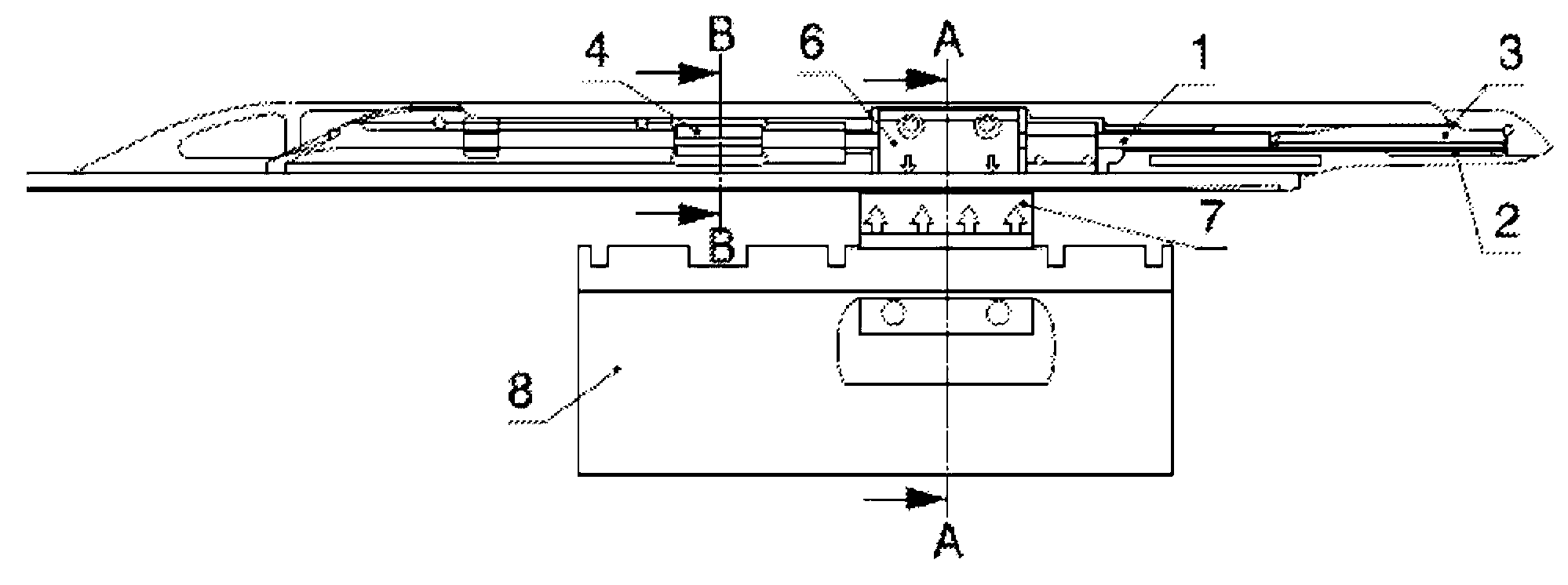 Gripper and weft thread insertion device for a rapier weaving machine