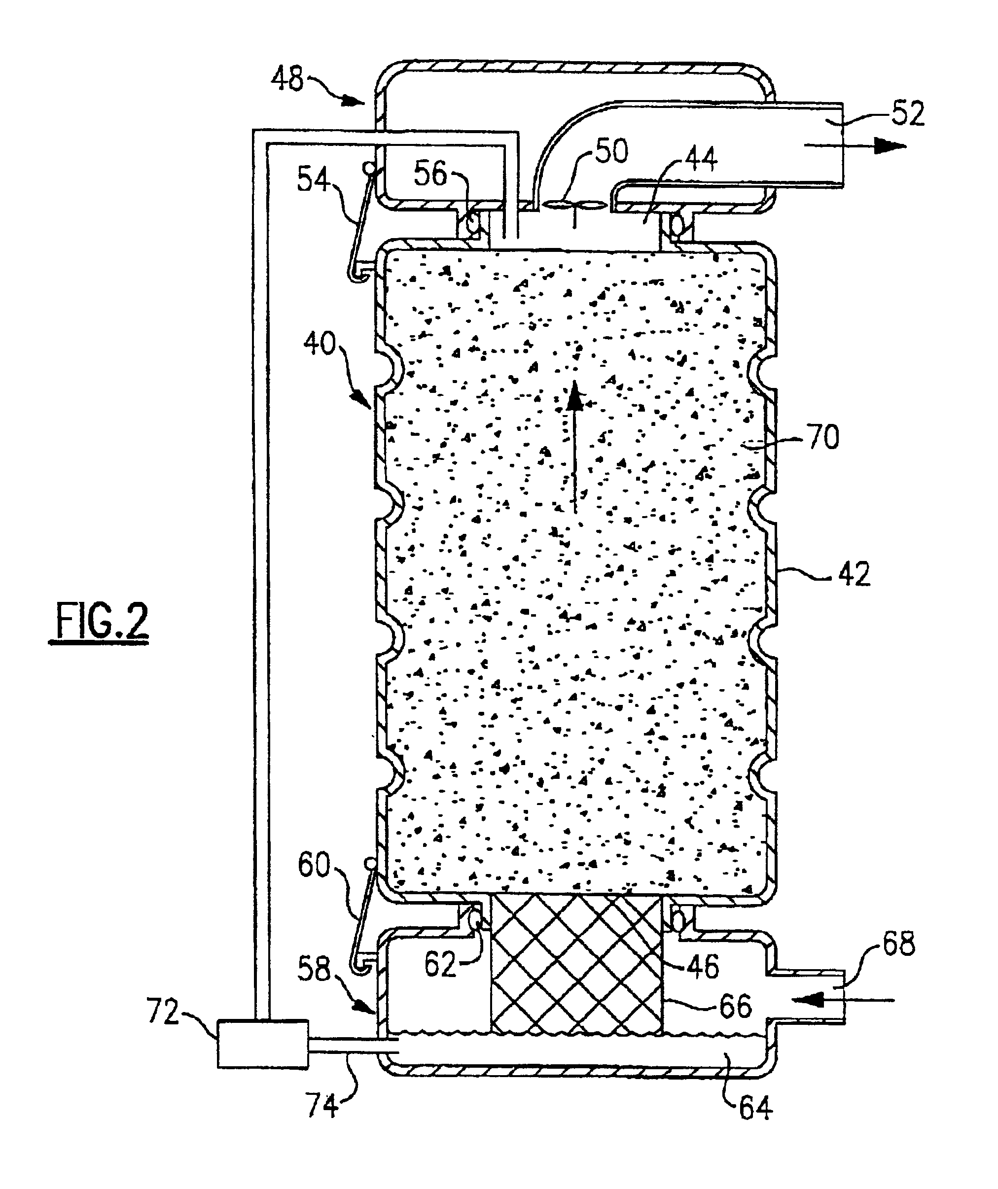 Closed loop work station bioremediation using mini-reactor cartridges