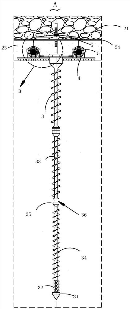 Temporary concrete road reinforcing device for soft soil layer construction