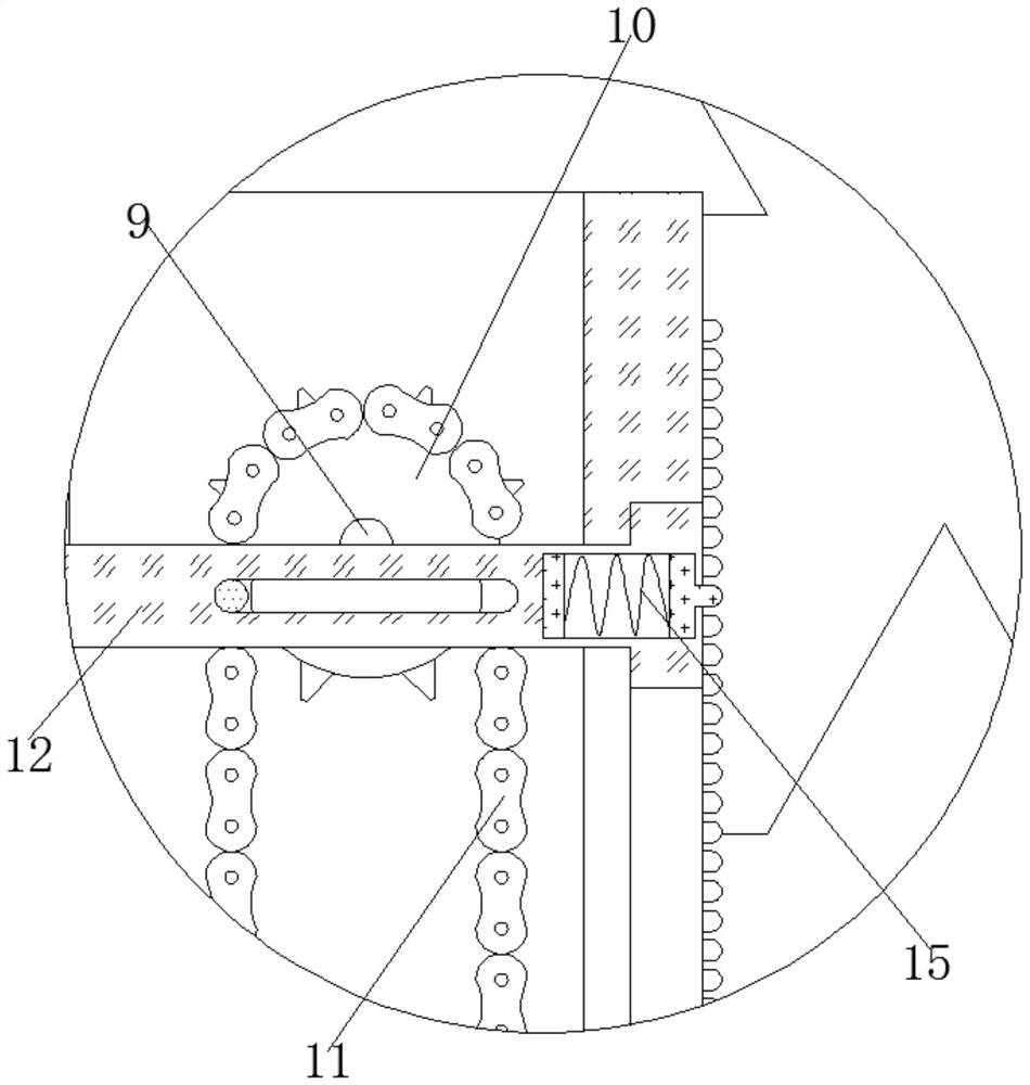 Environment-friendly garbage treatment device capable of automatically classifying dry and wet garbage