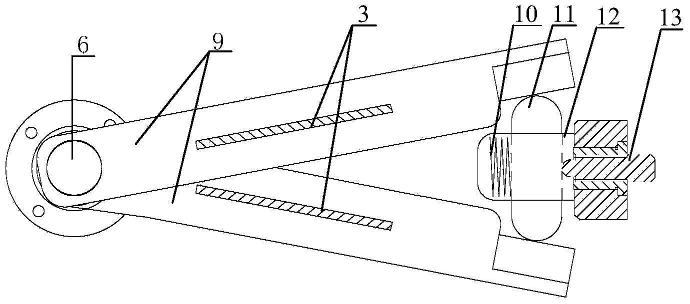 Plug-in piece type adjustable laser attenuation device