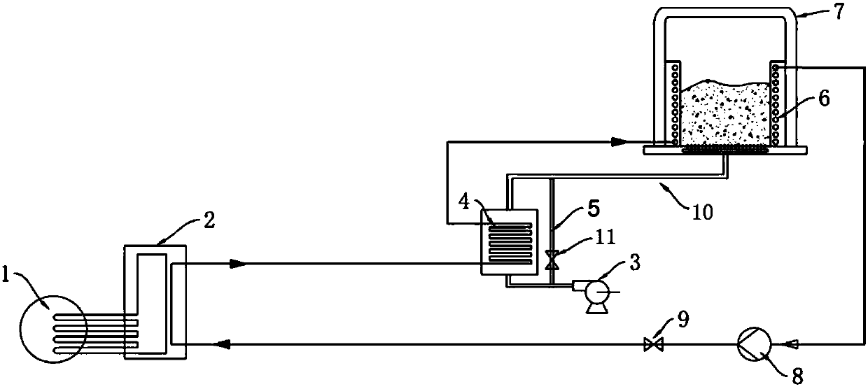 System and method for recycling warm water discharge from costal power plants