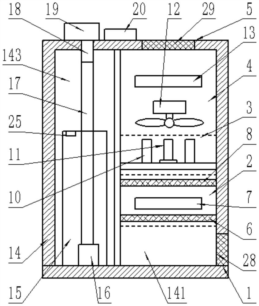 Enhanced deodorization-type photocatalysis fresh air system for toilet