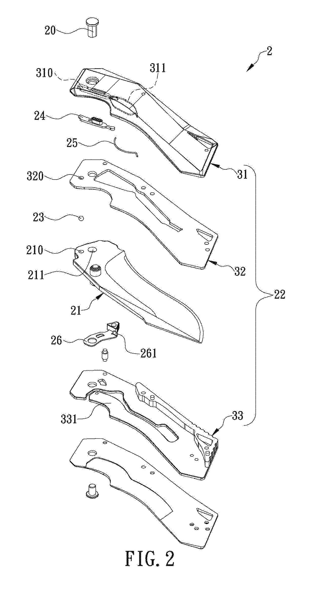 Knife configured to receive blade securely and safely