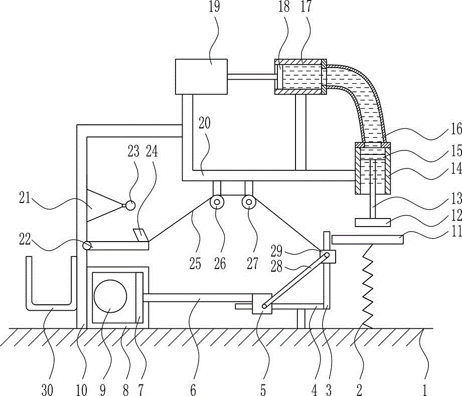 Pressure demonstrating device for physics education