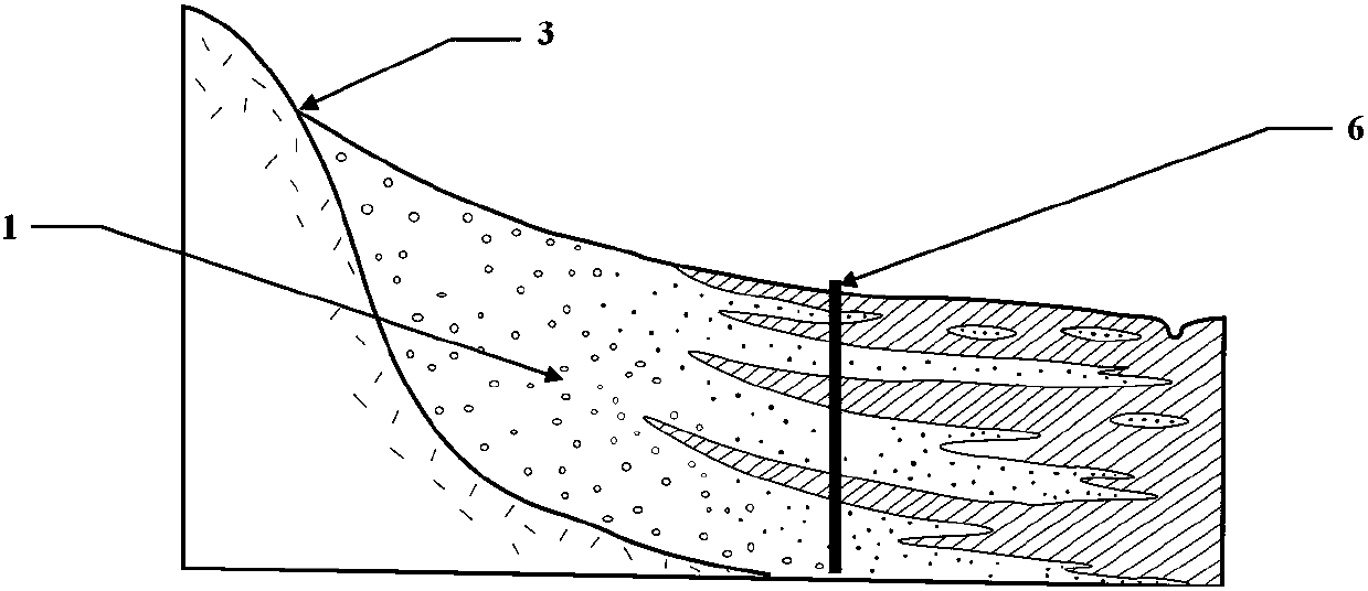 Palaeoflood floor series reconstruction method based on river mountain pass alluvial-proluvial fan rock stratum structure