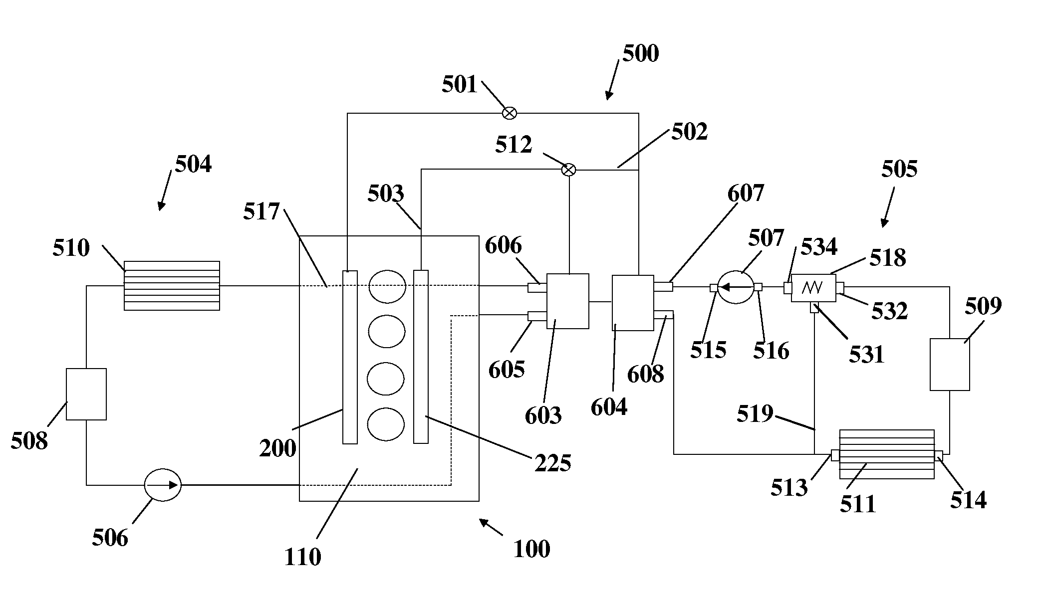 Exhaust gas recirculation system for an internal combustion engine