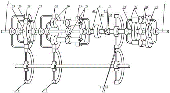 Compound box grinding type hydraulic coupler and starter