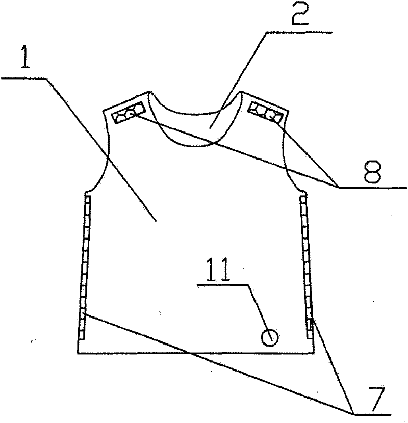 Detachable wearable ECG collection clothing