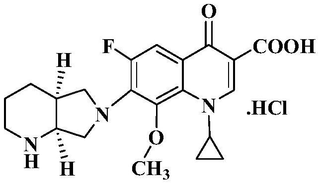 A kind of purification method of moxifloxacin hydrochloride and the preparation method of moxifloxacin hydrochloride