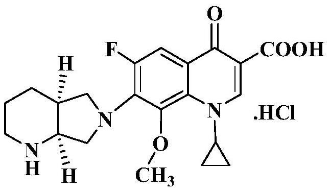 A kind of purification method of moxifloxacin hydrochloride and the preparation method of moxifloxacin hydrochloride