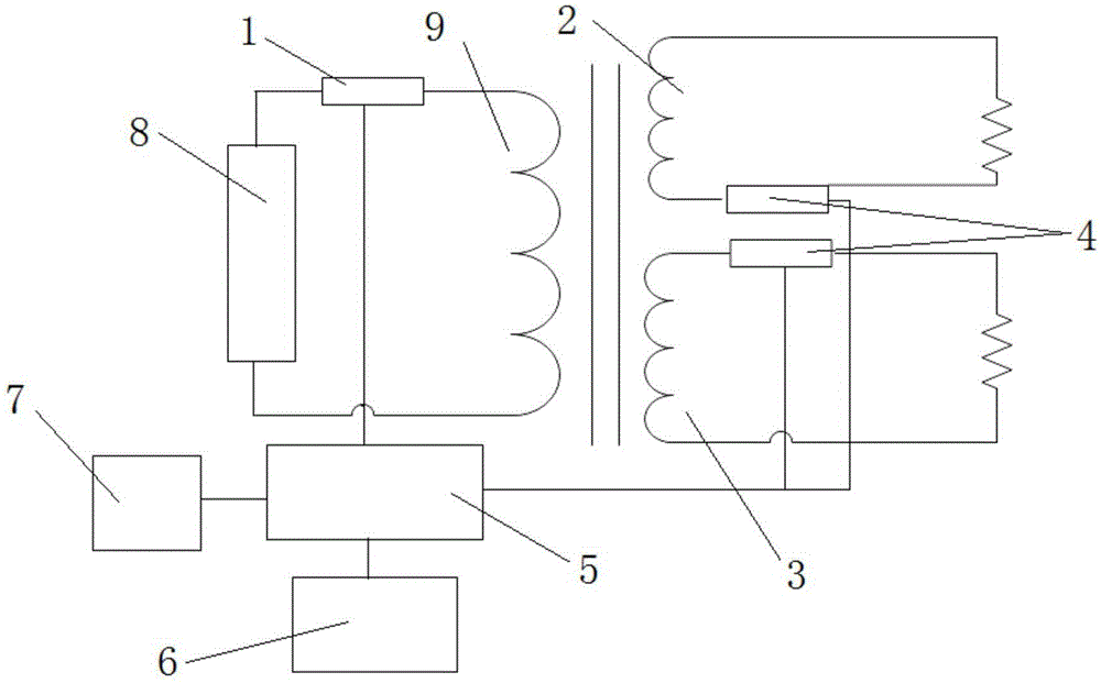 Control method and structure of hibernation of control transformer