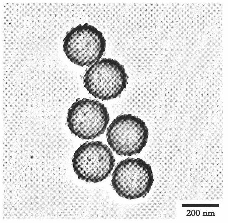 Synthesis method of N doped hollow TiO2 microspheres