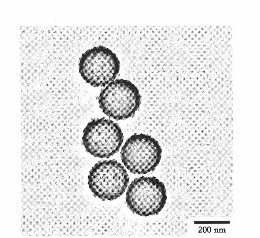 Synthesis method of N doped hollow TiO2 microspheres