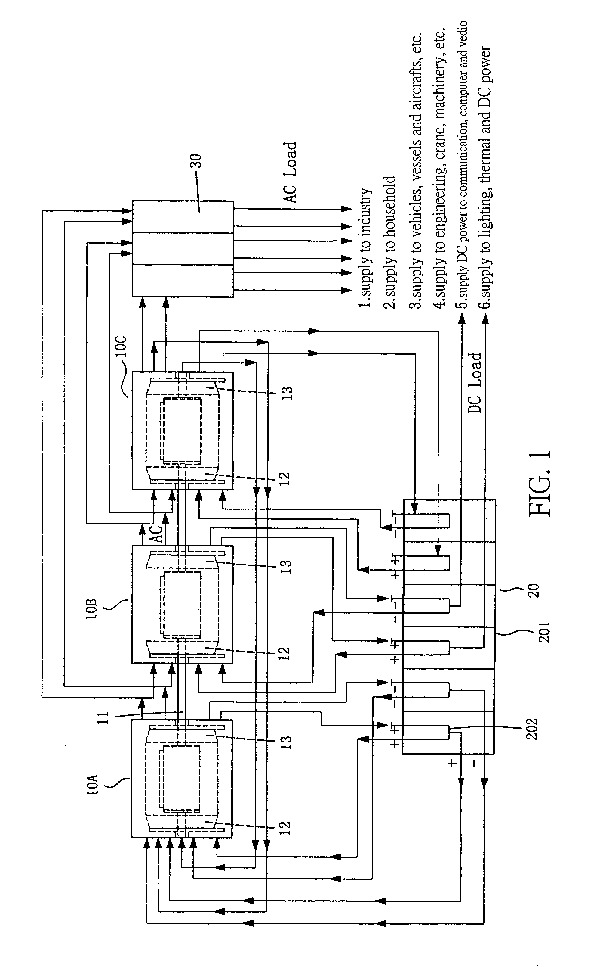 Self-contained intelligent cascaded synchronous electric motor-generator tandems of cumulative compound excitation