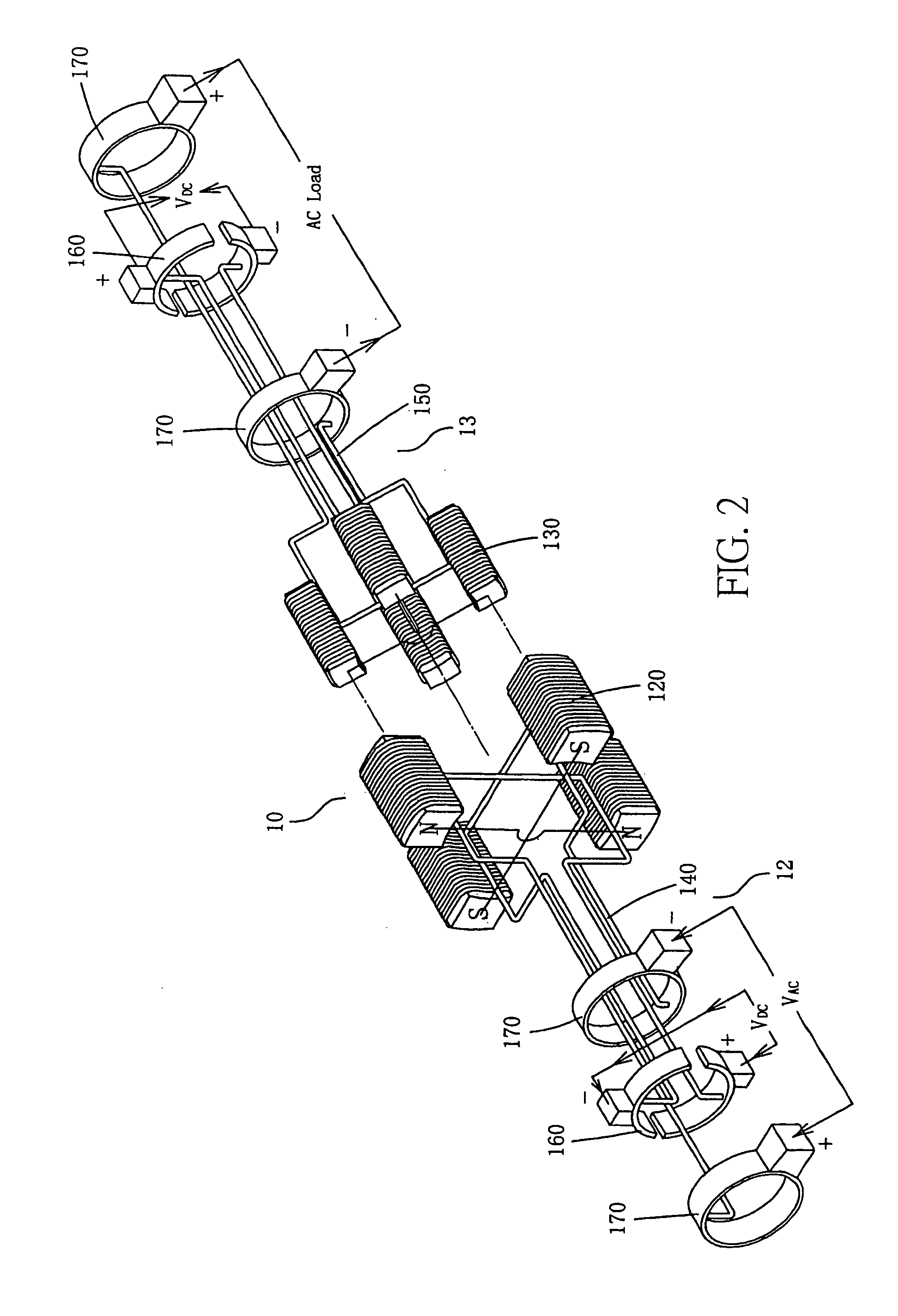 Self-contained intelligent cascaded synchronous electric motor-generator tandems of cumulative compound excitation