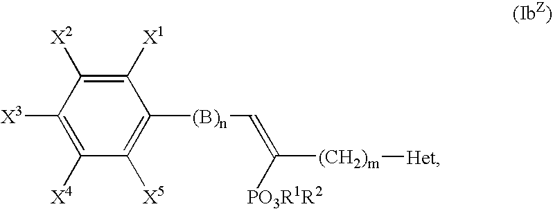 Alpha-substituted heteroarylalkyl phosphonate derivatives