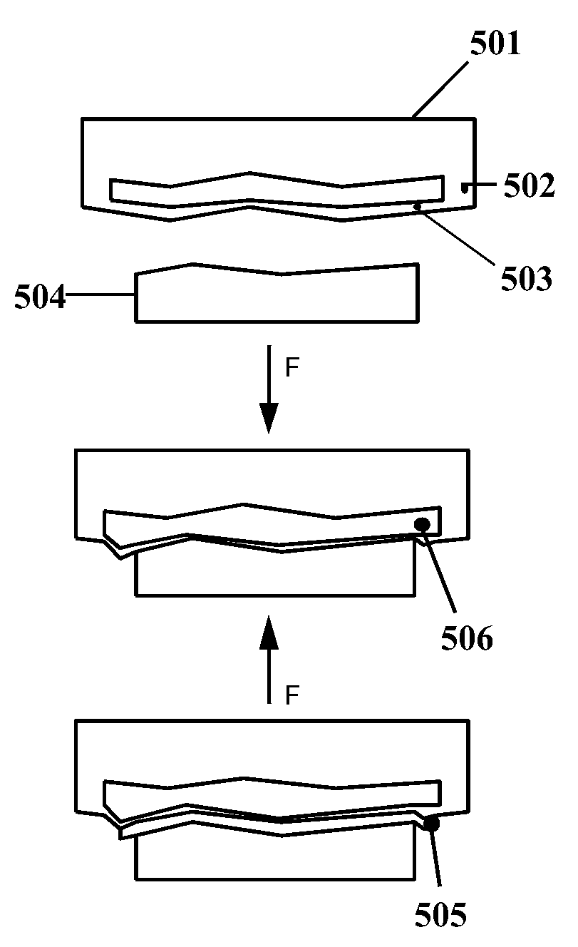 Method of fabricating a surface adapting cap with integral adapting material for single and multi chip assemblies
