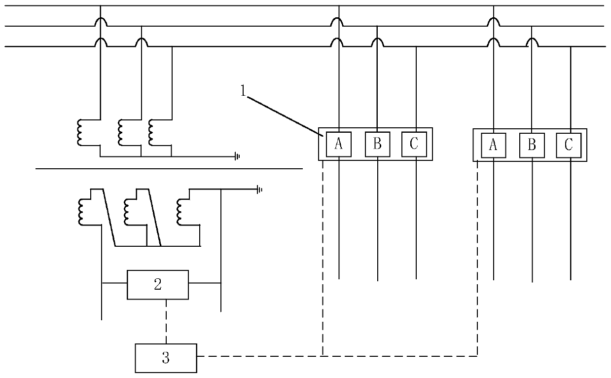 Distributed fault line selection method