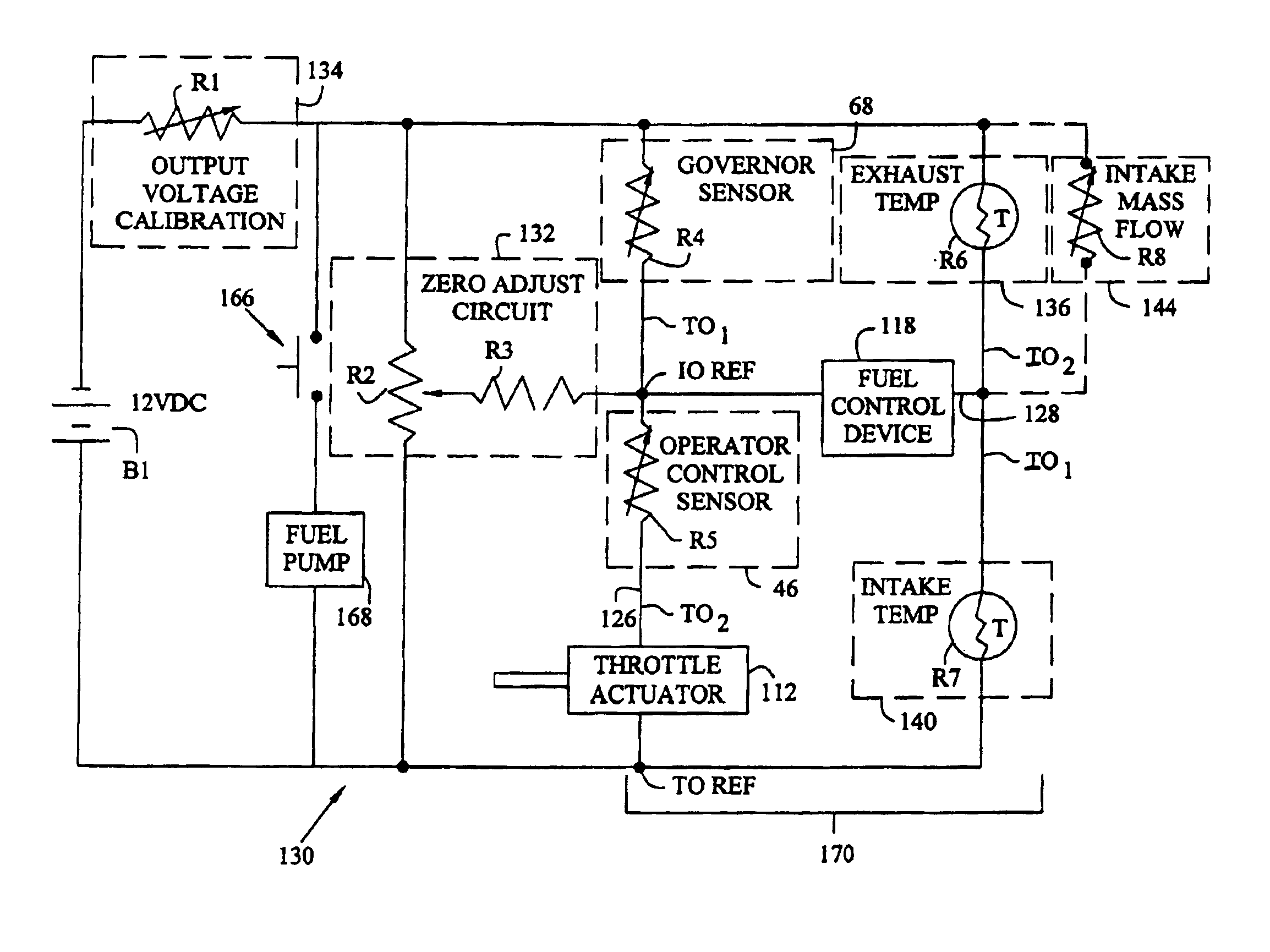 Engine control system for internal combustion engines