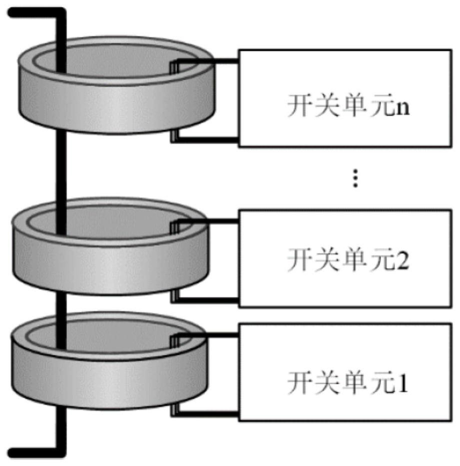 An all-electric partial discharge detection device and detection method