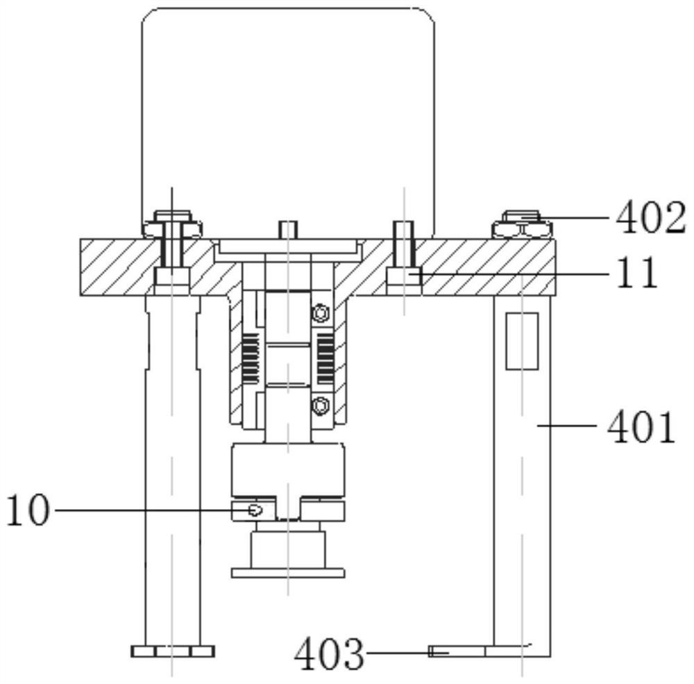 Angular displacement measuring tool for linkage mechanism of stator assembly of gas compressor and use method