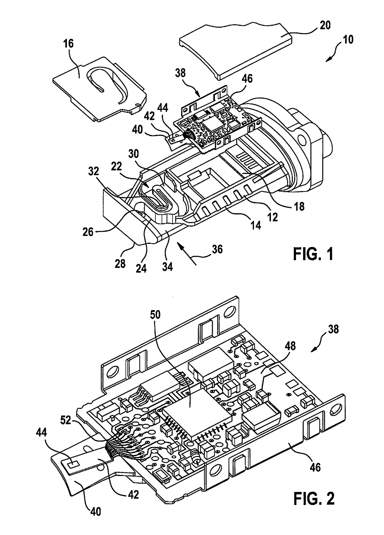 Sensor for determining at least one parameter of a fluid medium streaming through a measuring channel