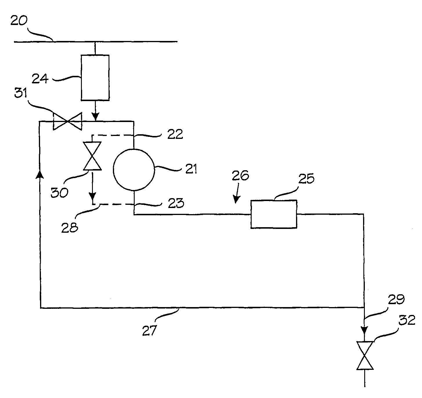 System for producing and distributing compressed air