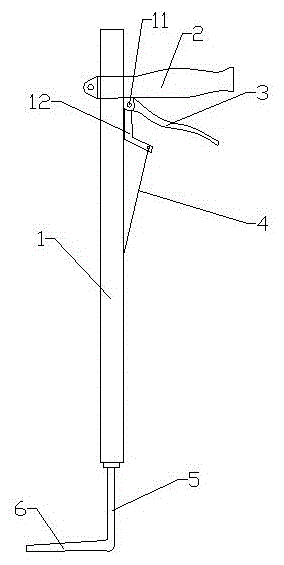 Saline land corn thinning device