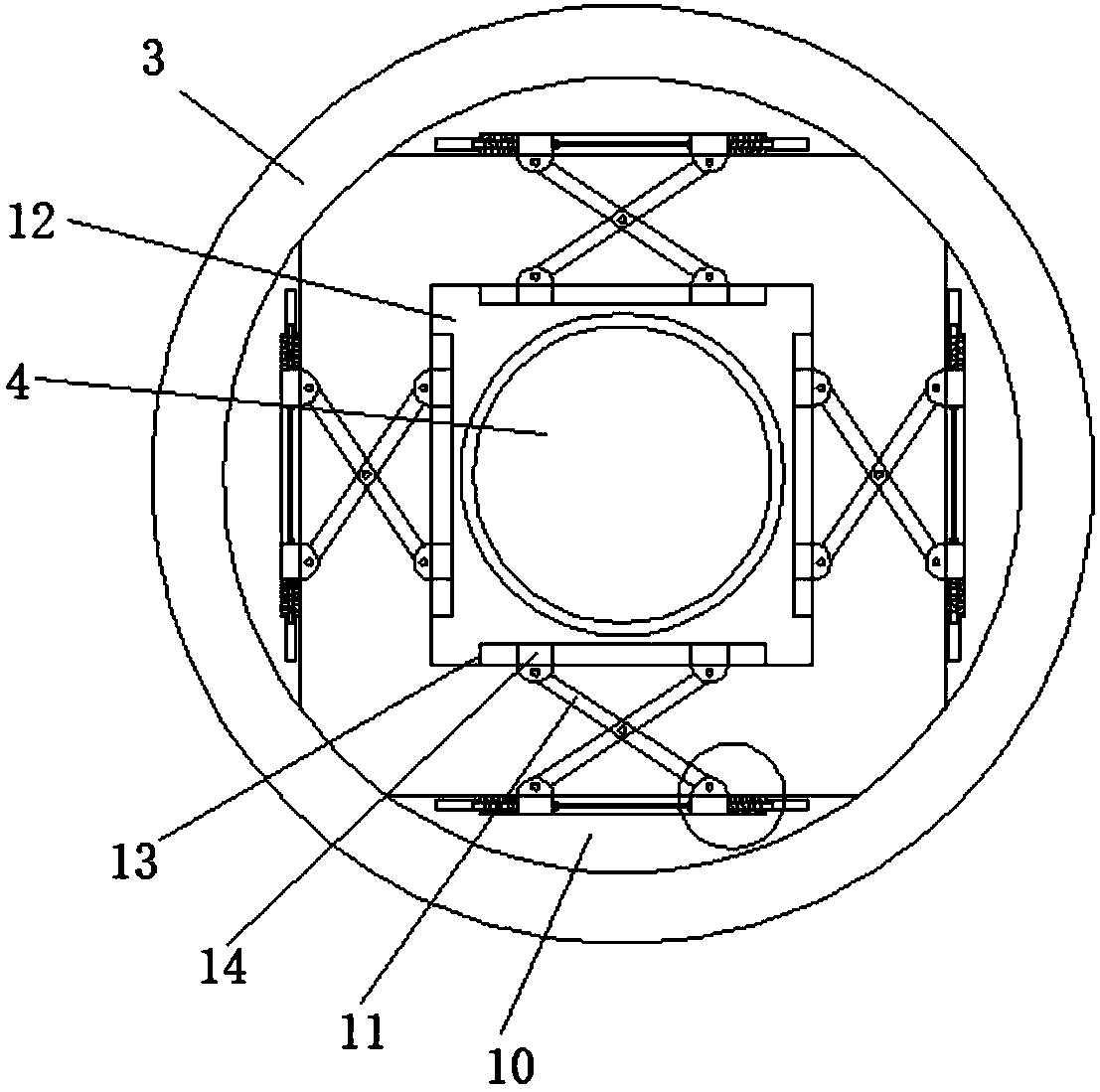 Motor shaft for automobile windscreen wipers