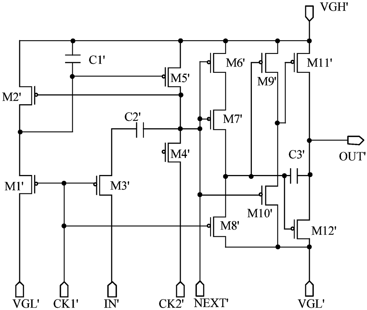 Light-emitting shift register, light-emitting control method, driving circuit and display device