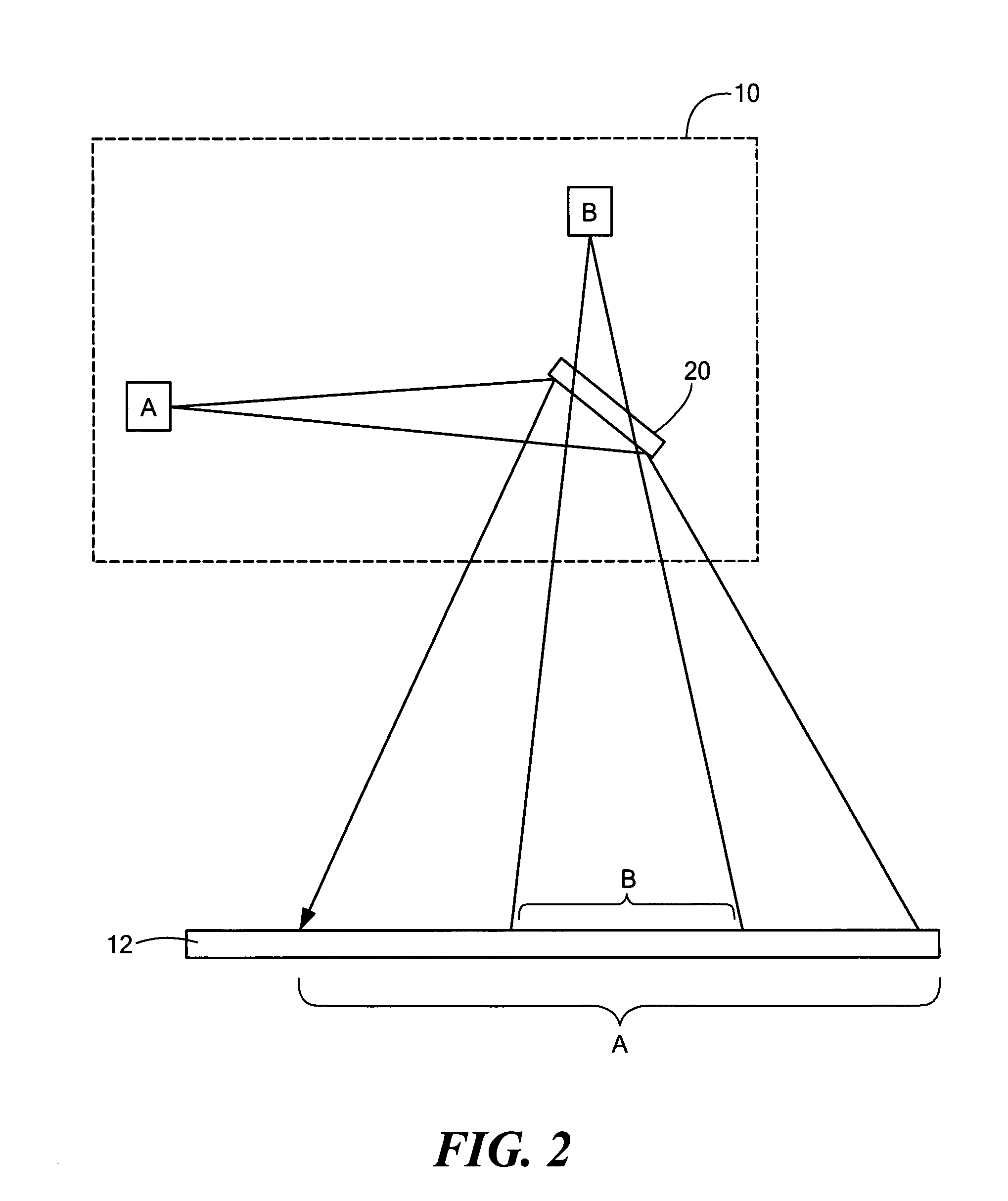 Non-contact passive ranging system