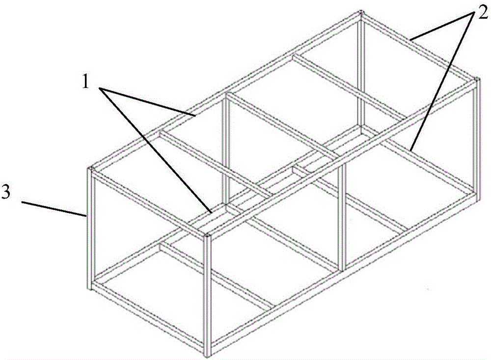 Connection structure of column-supported integrated building modules