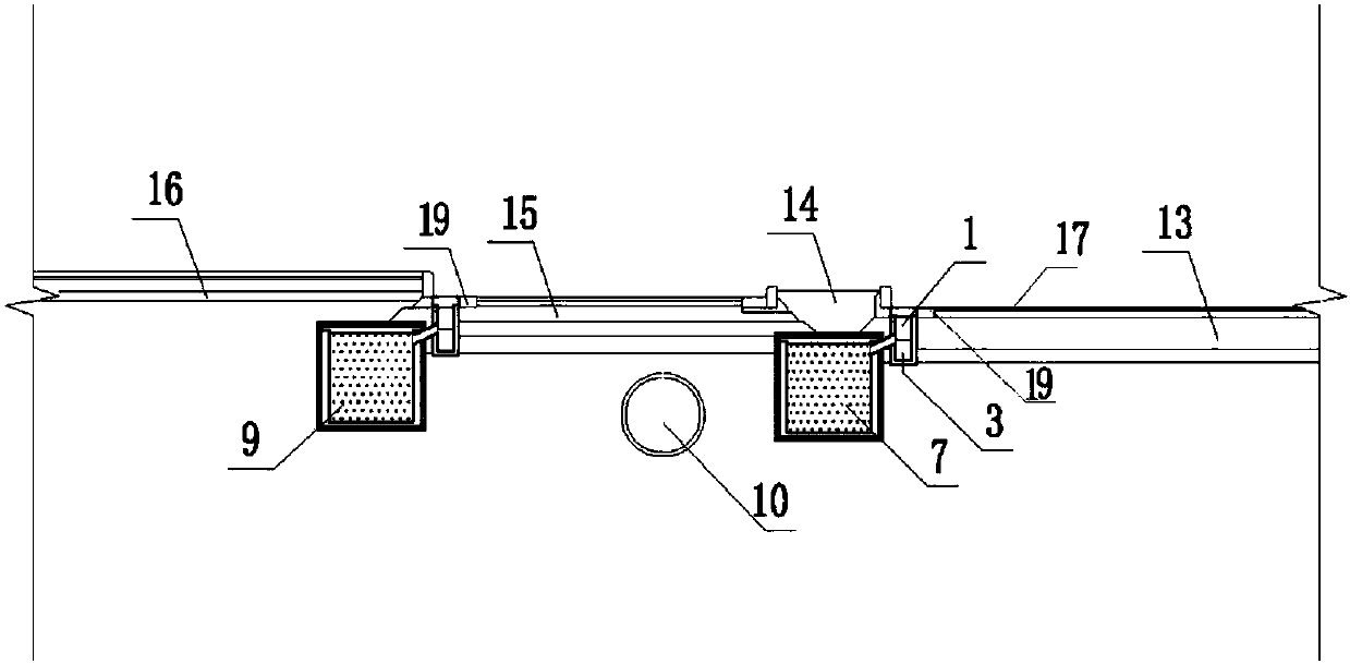 Construction method of urban road sponge engineering system combined with road surface maintenance