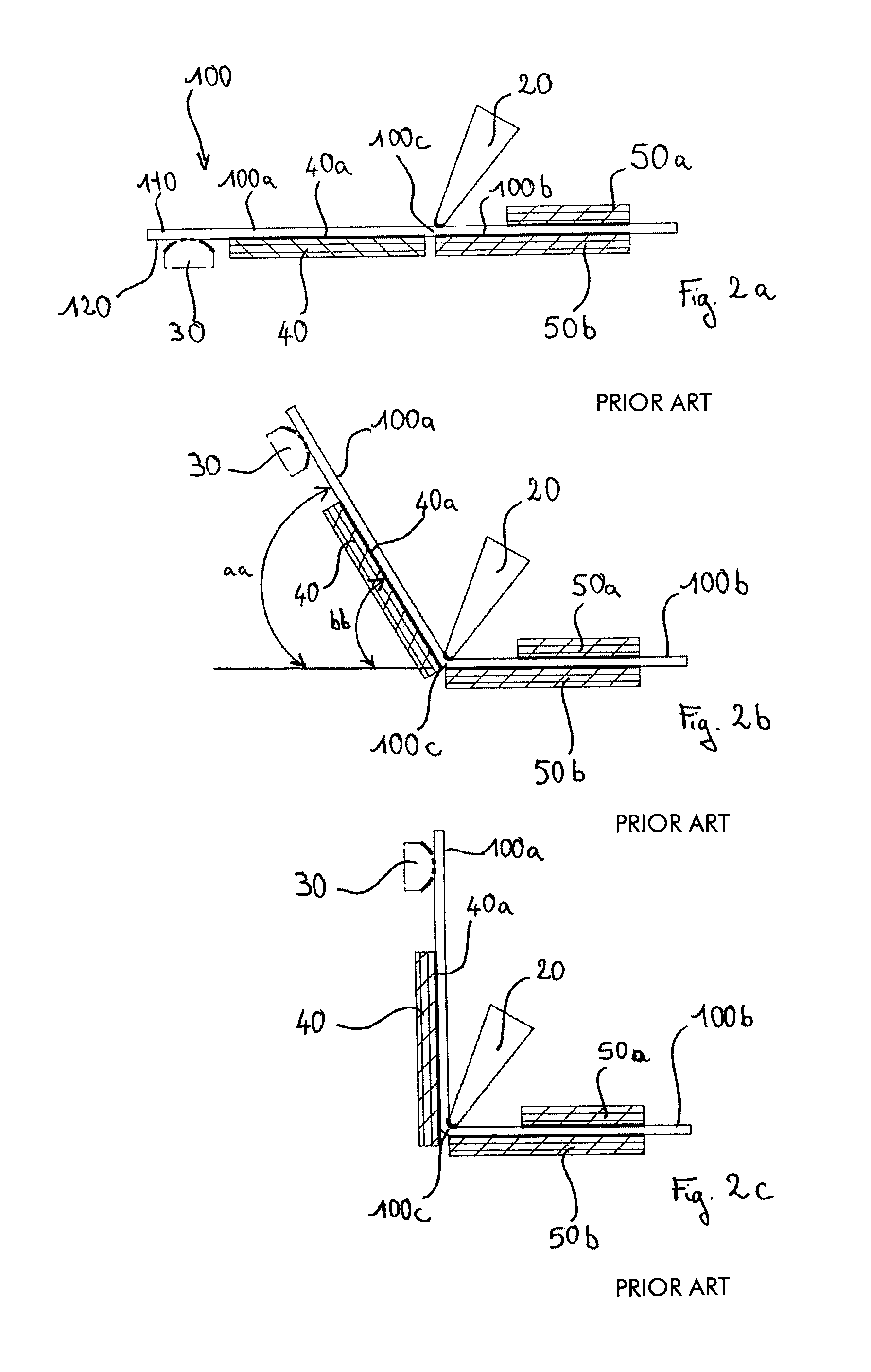 Folding device for a folding and gluing machine