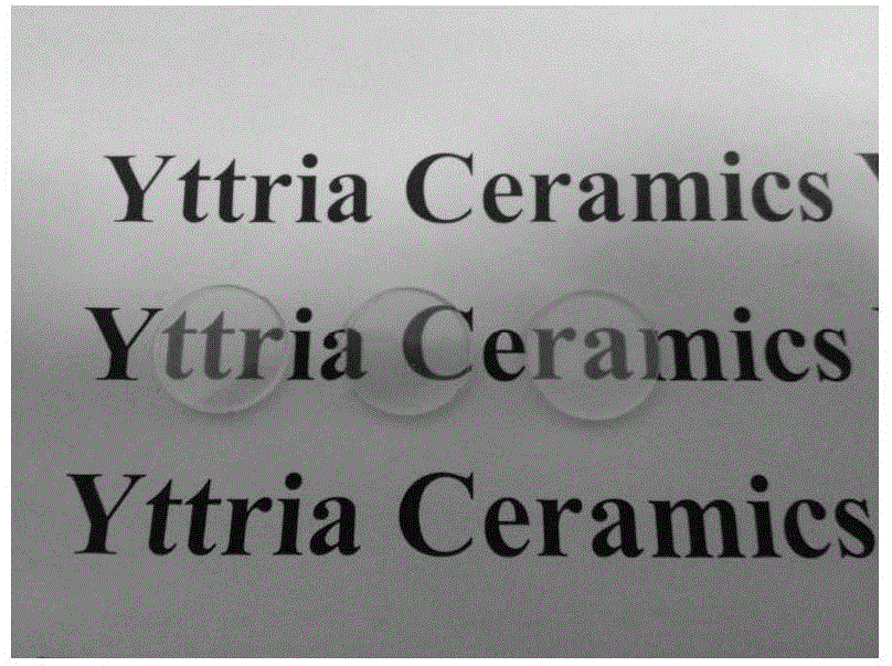 Method for preparing yttrium oxide-based transparent ceramic employing two-step sintering method