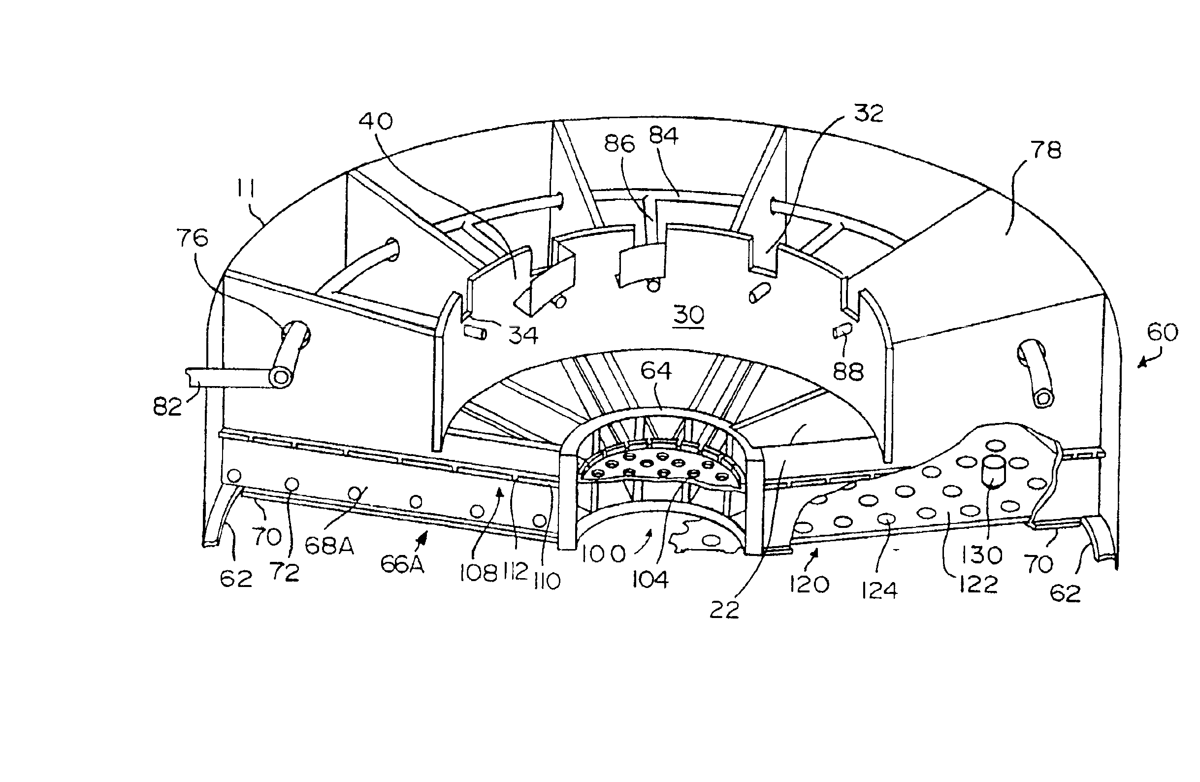 Reactor distribution apparatus and quench zone mixing apparatus
