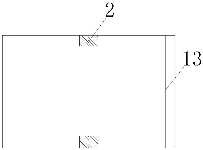 Magnetic core assembly for high-frequency transformer and high-frequency transformer