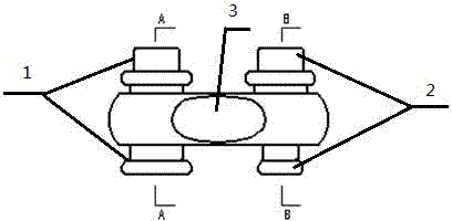 Delayed-closure single-control linked water-air four-way valve