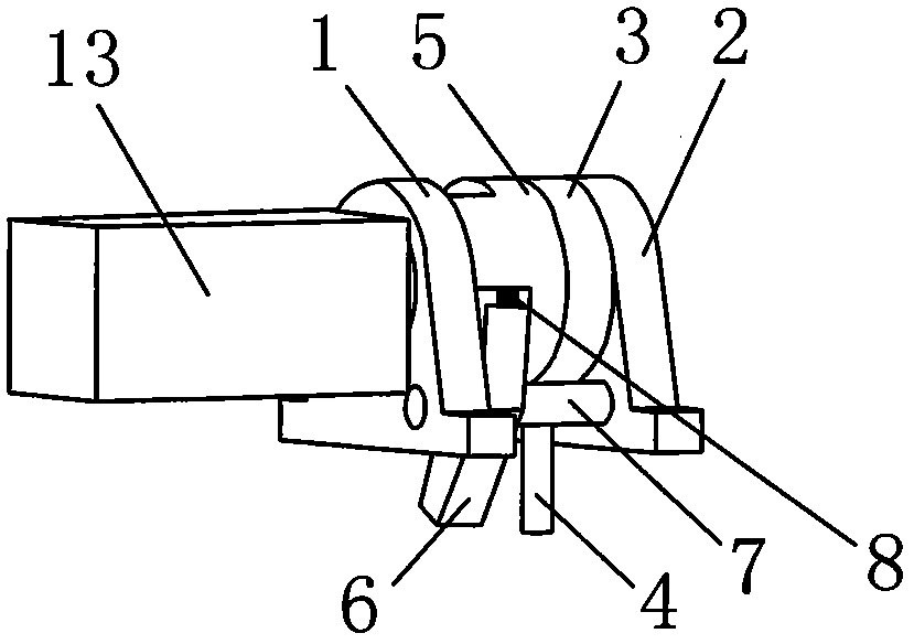 Mechanical automatic-turnover locating device