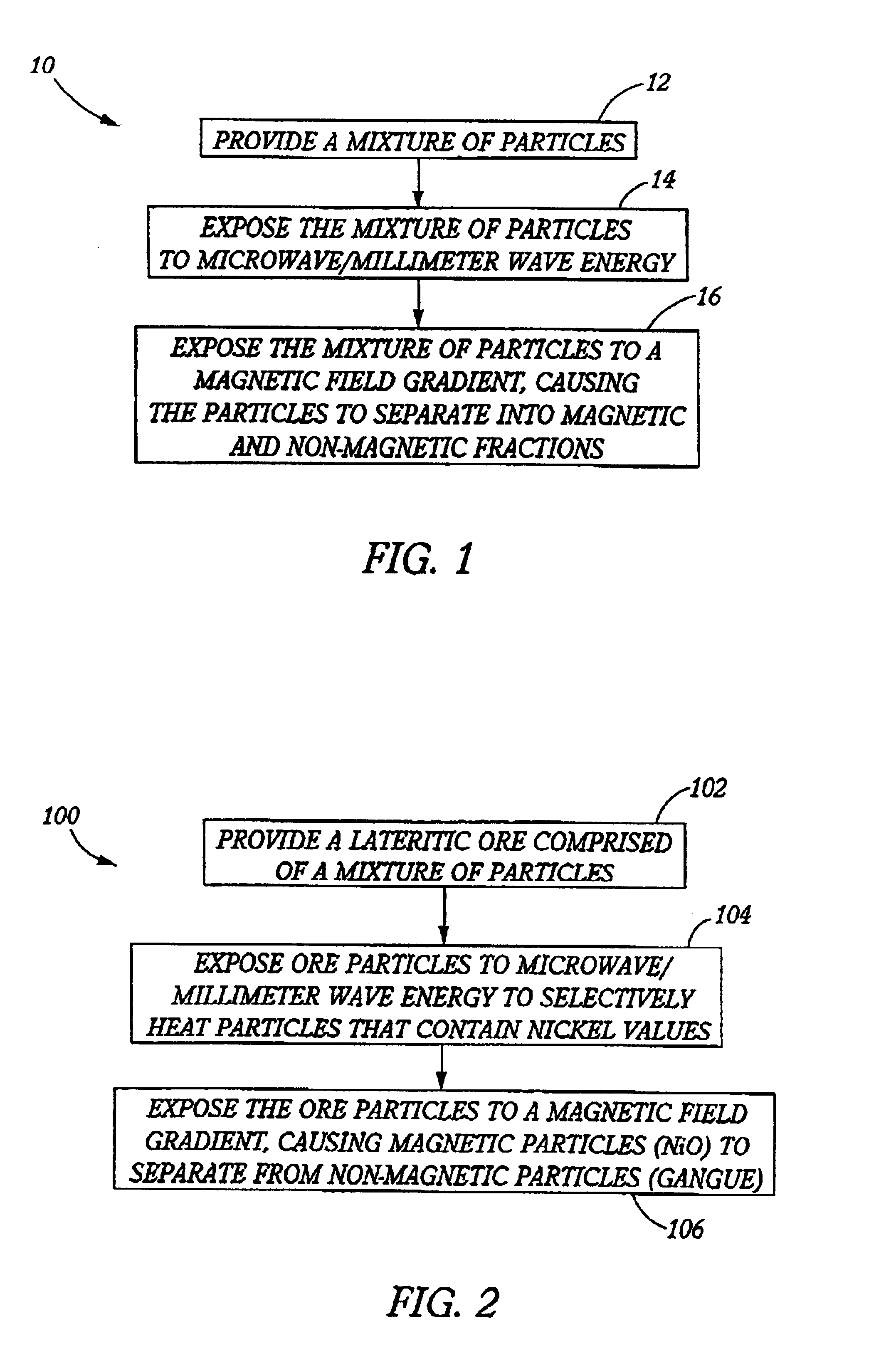 Method and apparatus for separating metal values