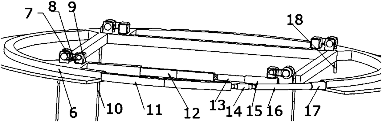 Anti-wave device and working method for floating signal tower