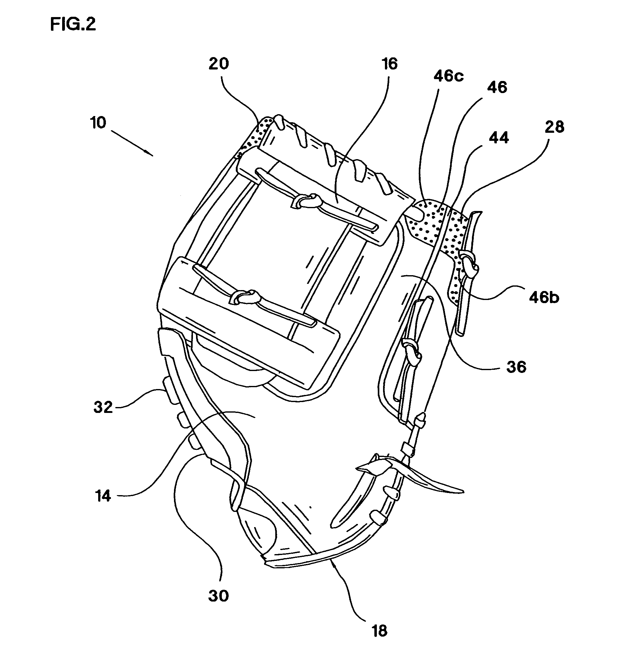 Ball glove formed with abrasion resistant material
