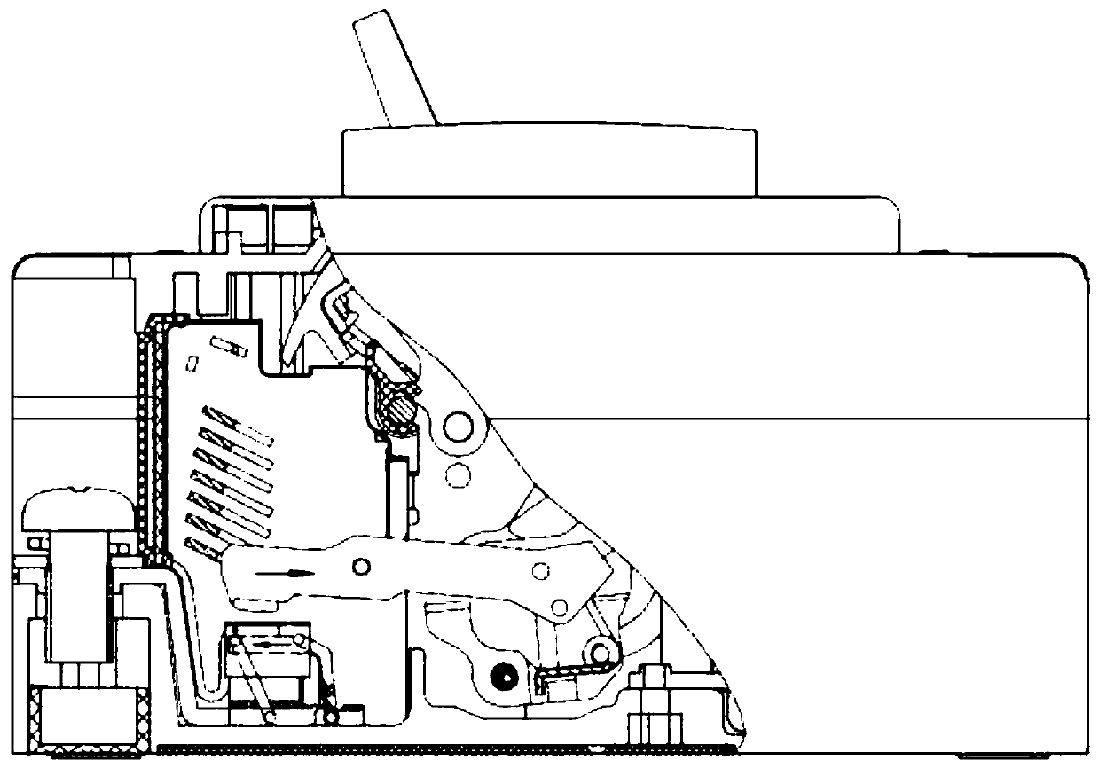 A molded case circuit breaker with compound arc extinguishing performance