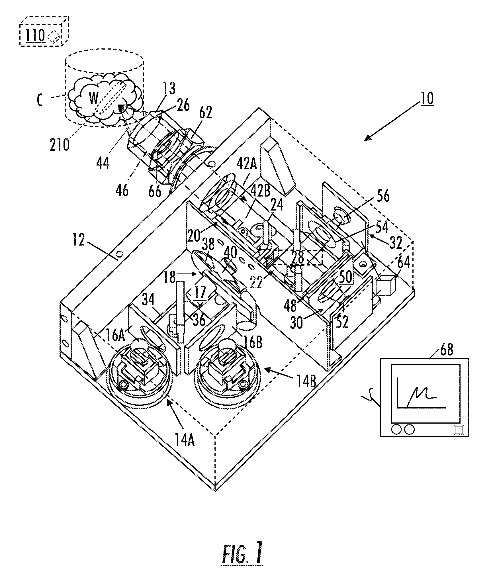 Self-contained multivariate optical computing and analysis system